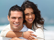 A couple with their loan approved