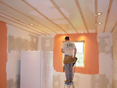Internal painting of a home
