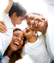 Family having fun