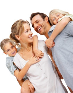 Family with an approved mortgage