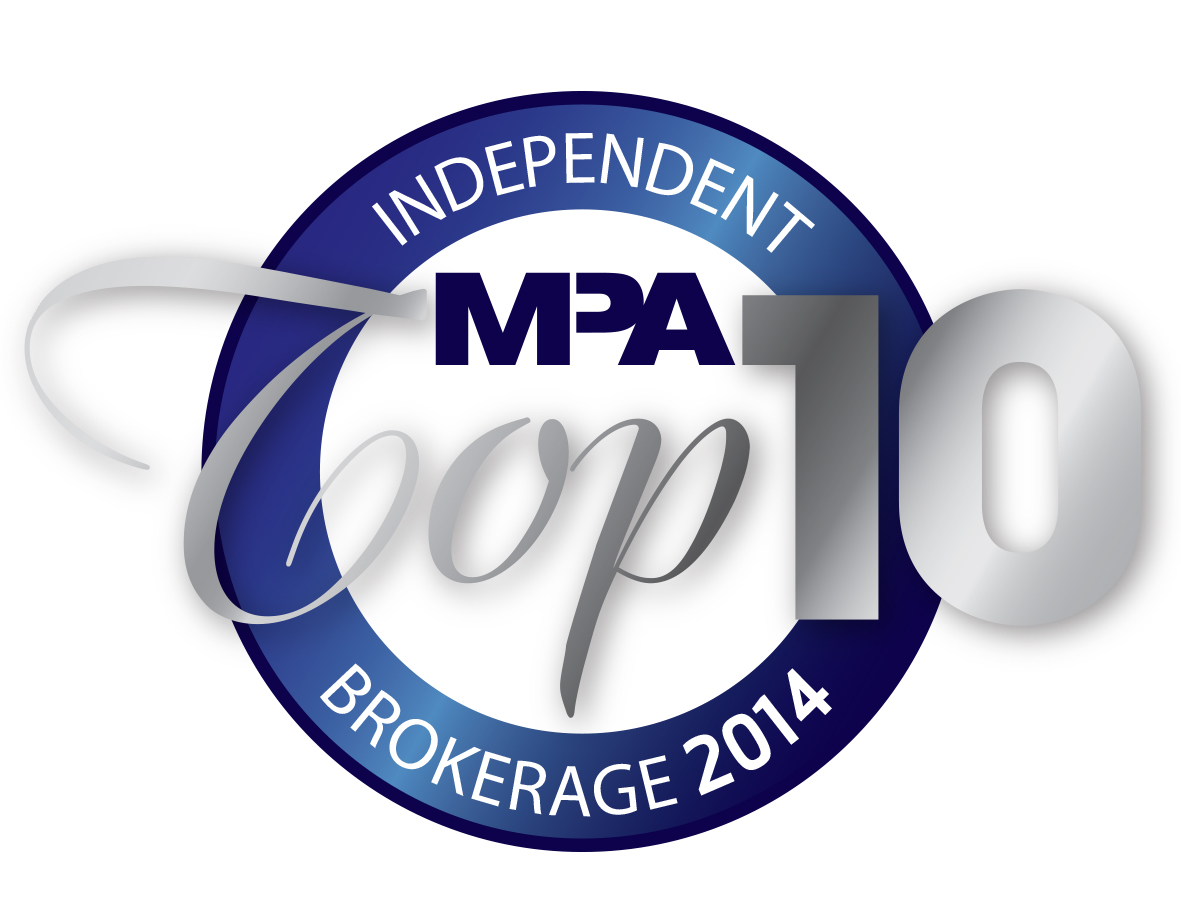 MPA Top 10 Independent Brokerages 2014 medal