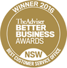 BBA Customer service award 2016