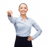Smiling Mortgage Broker With House Keys