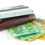 Wallet, credit card and Australian money
