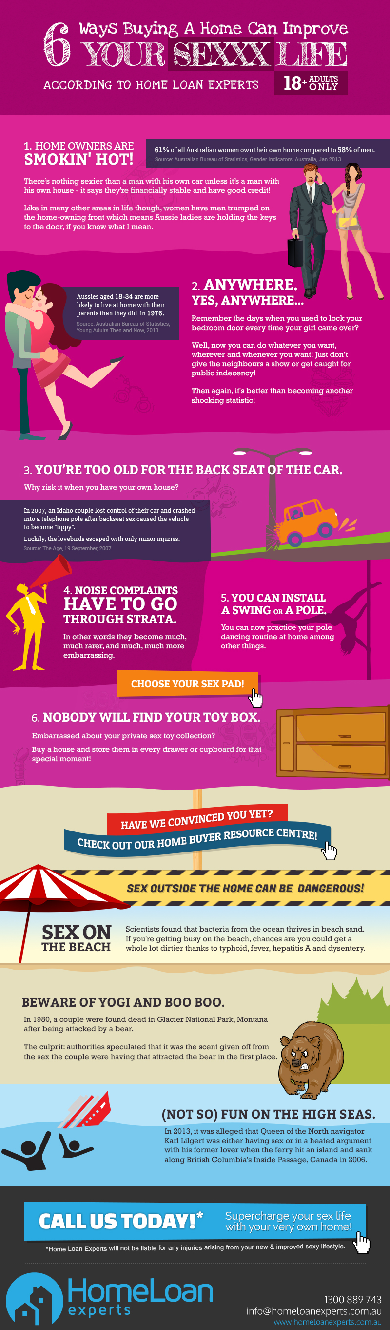 6 ways buying a home can improve your sex life infographic