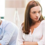 Do you have bad credit due to divorce? | Angry couple deciding to get a divorce