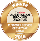 ABA Customer service award 2016