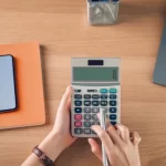Calculator calculating