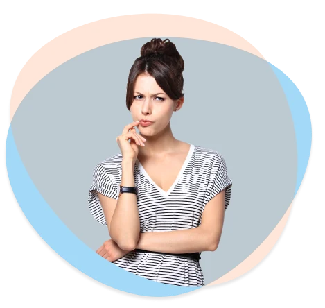 Picture of a woman wondering