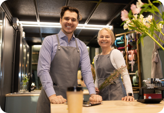 employees at a store